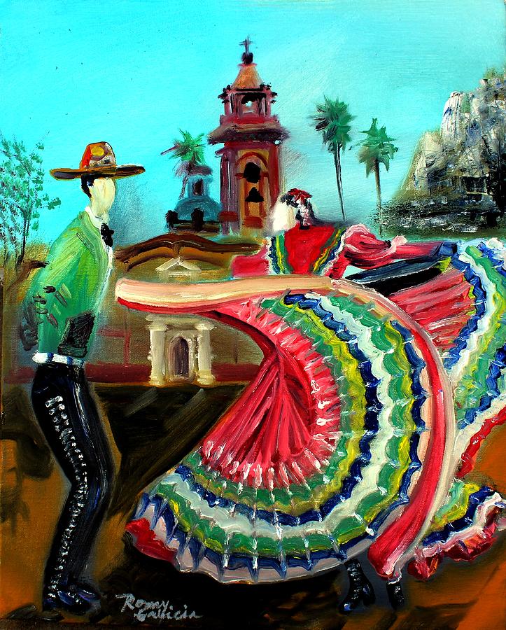 Hat Painting - Cultural Impressions 2 by Rogal Studio