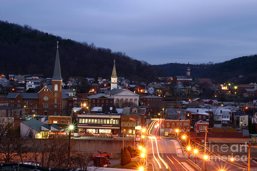 Transportation Photograph - Cumberland at Night by Jeannette Hunt