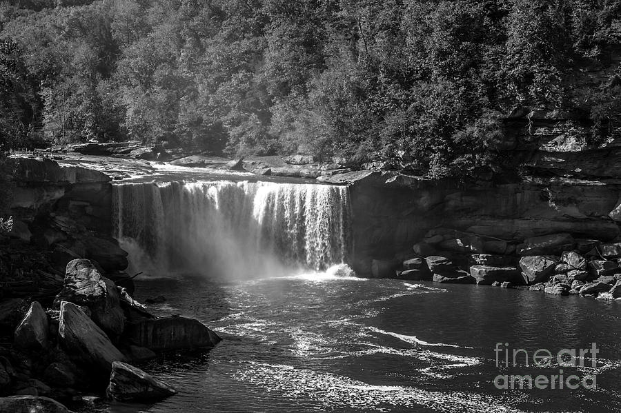 Cumberland Falls Five BW Photograph by Ken Frischkorn