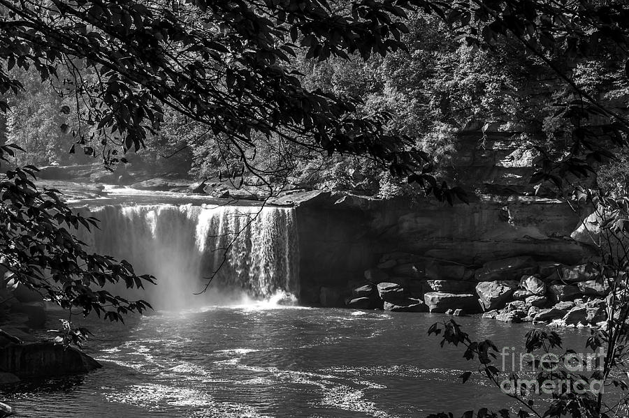 Cumberland Falls Four BW Photograph by Ken Frischkorn