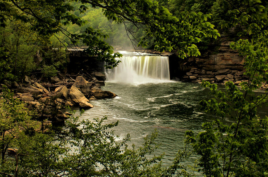 Cumberland Falls in Spring Photograph by Matthew Winn