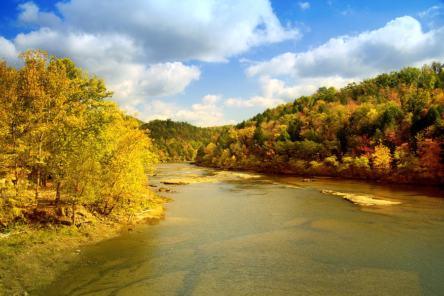 Cumberland River In Fall Photograph