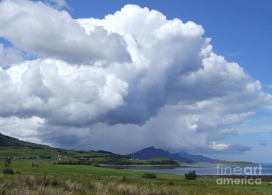 Cumulus Clouds - Isle of Skye Photograph by Phil Banks