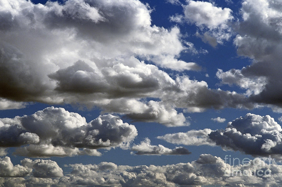 Cumulus clouds Photograph by Jim Corwin