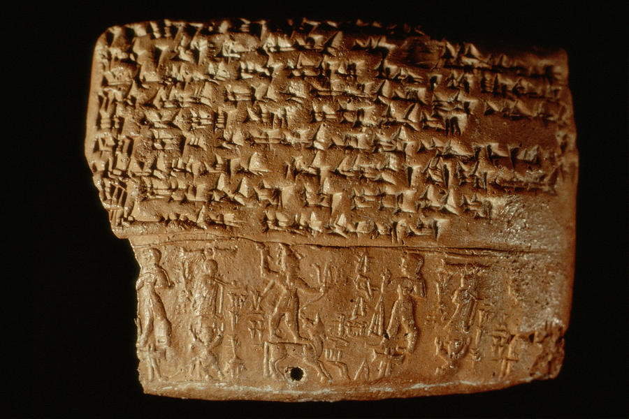 Cuneiform On Tablet Photograph by Gianni Tortoli