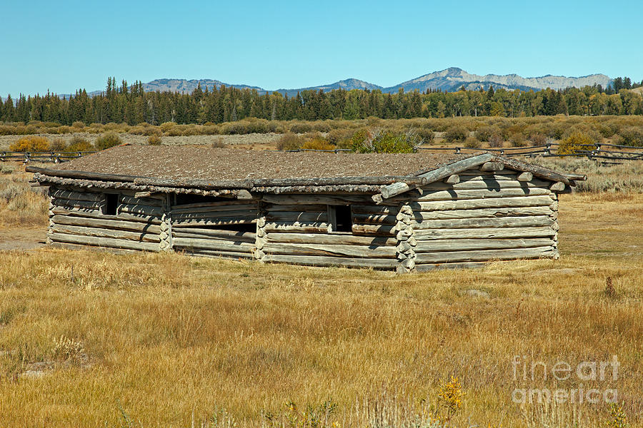 Cunningham Cabin Grand Teton National Park Photograph by Fred Stearns