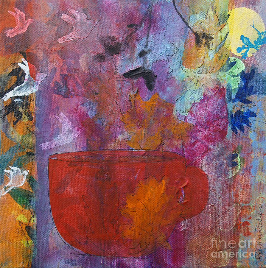 Cup of Change Painting by Robin Pedrero
