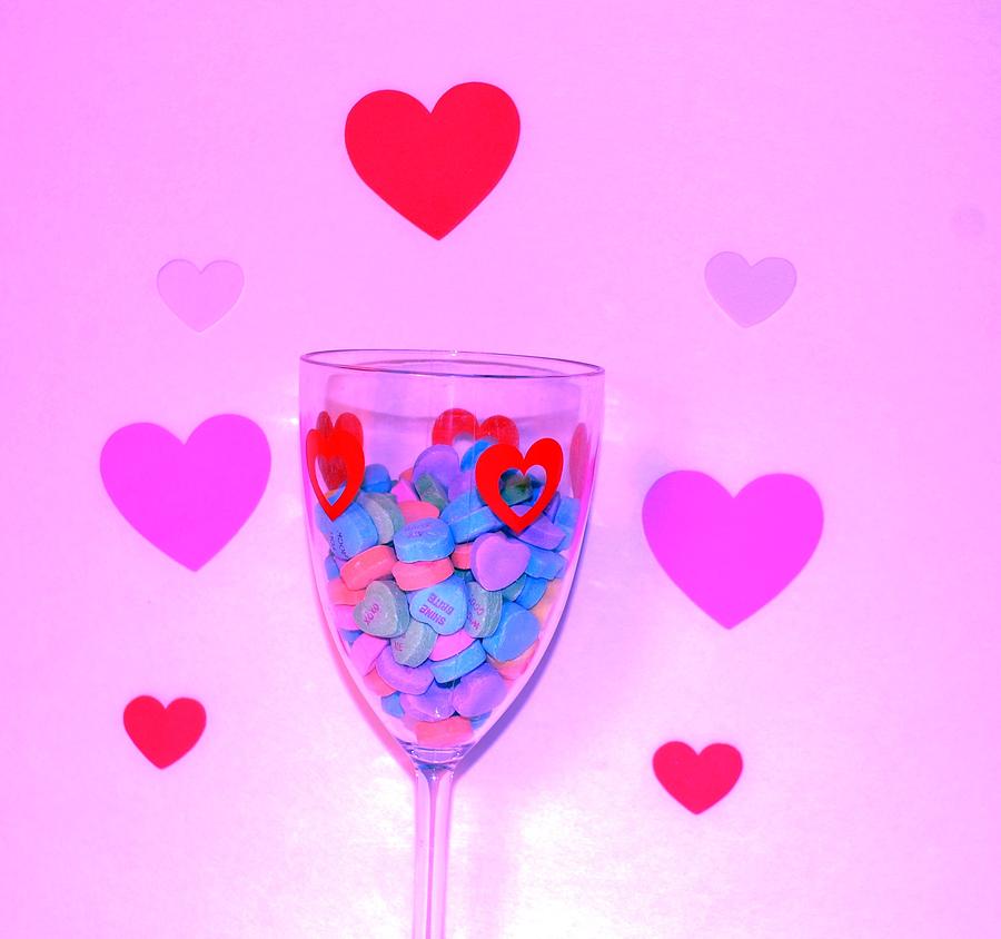 Holiday Photograph - Cup of Hearts by Michael Sokalski