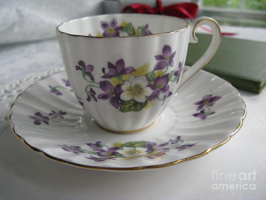 Still Life Photograph - Cup Of Tea by Arlene Carmel
