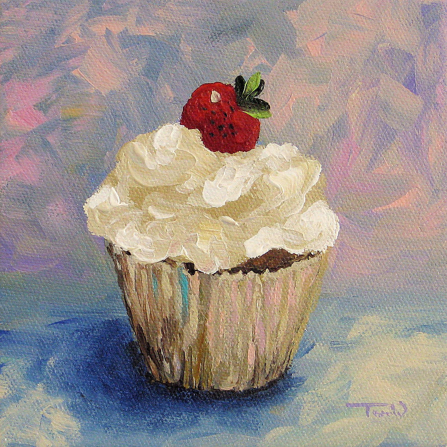 Cupcake 001 Painting by Torrie Smiley