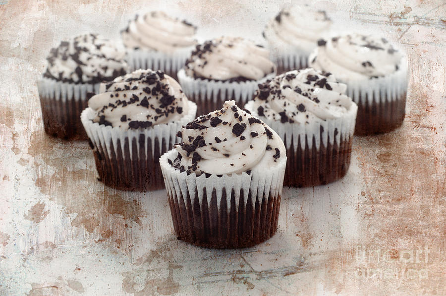 Chocolate Cupcake Cuties Brown Photograph by Andee Design