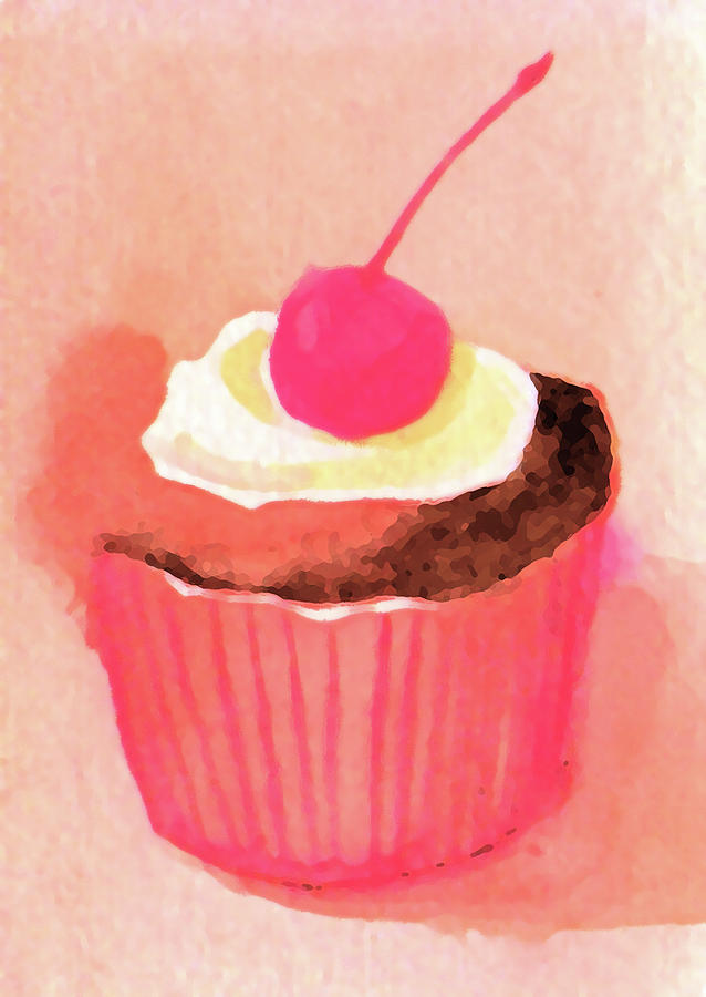 Cupcake Illustration Photograph by Kana hata