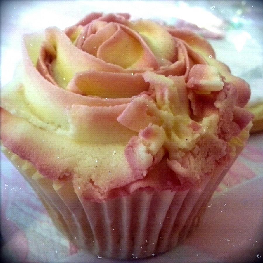 Cake Photograph - Cupcake Pink by Theano Exadaktylou