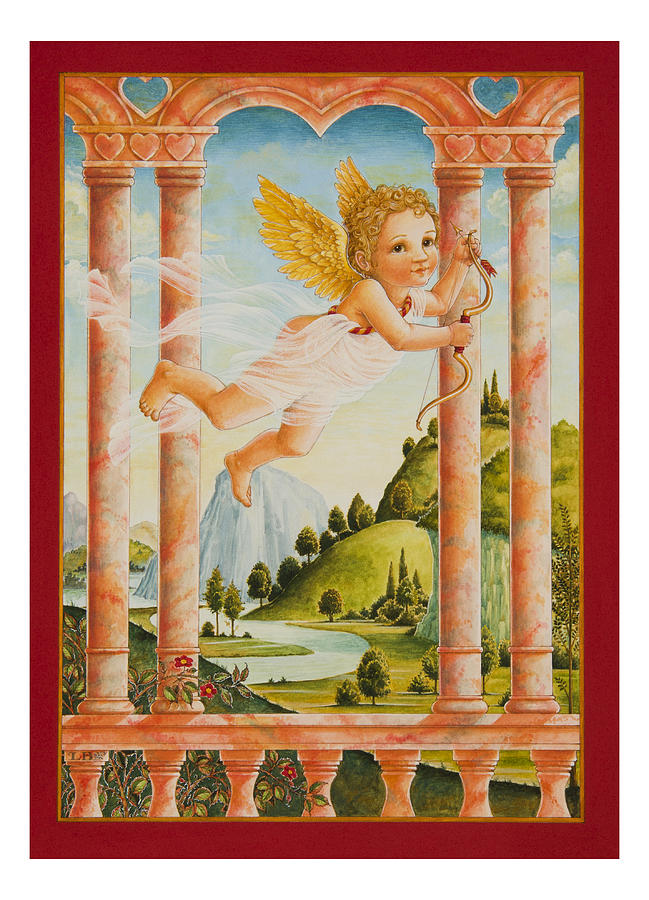 Cupid Painting by Lynn Bywaters