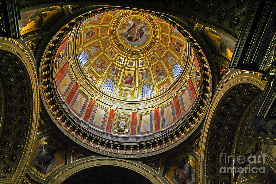 Cupola of St Stephens Photograph by Elvis Vaughn
