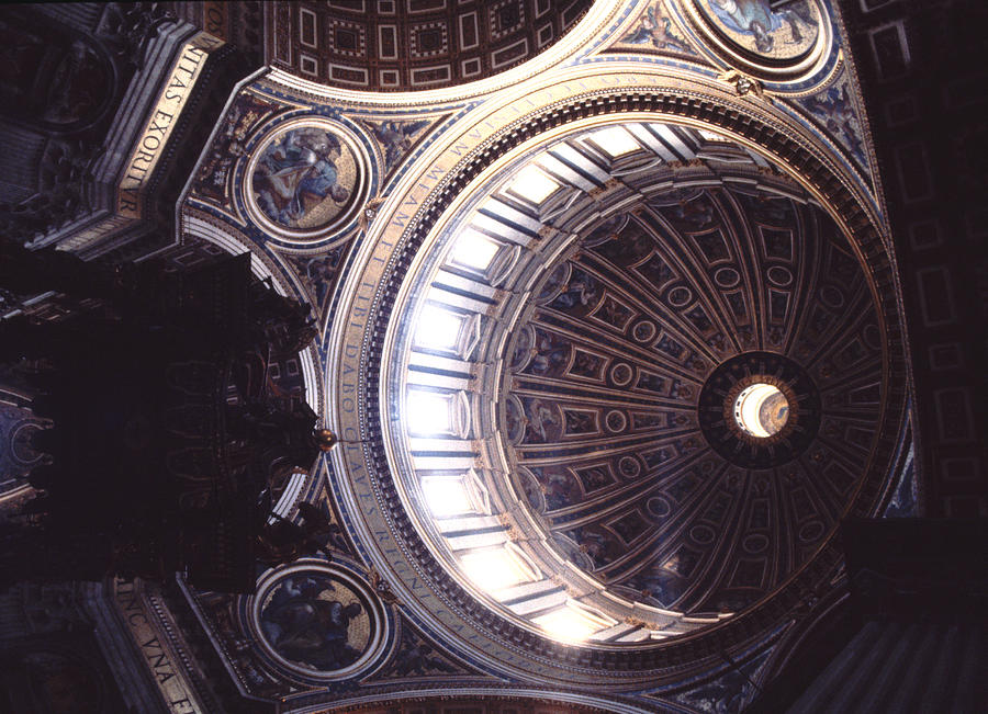 Cupola Saint Pauls Basilica Photograph by Tom Wurl