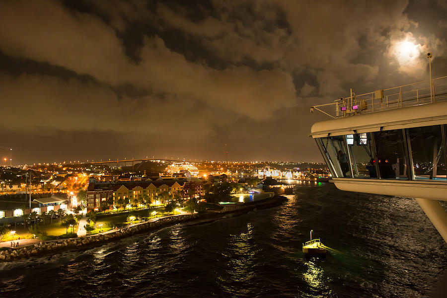 Curacao at night Photograph by Jay Seeley