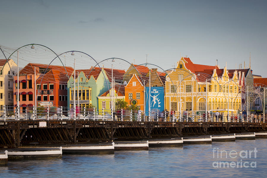 Curacao - Colorful Dutch Buildings - West Indies Photograph by Brian Jannsen