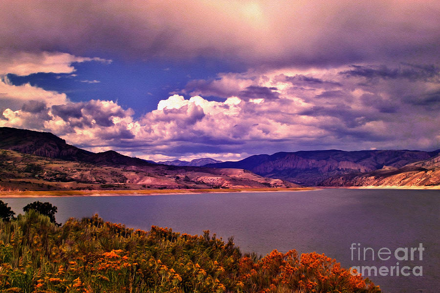Curecanti Autumn Blue Mesa Colorado Photograph by Janice Pariza
