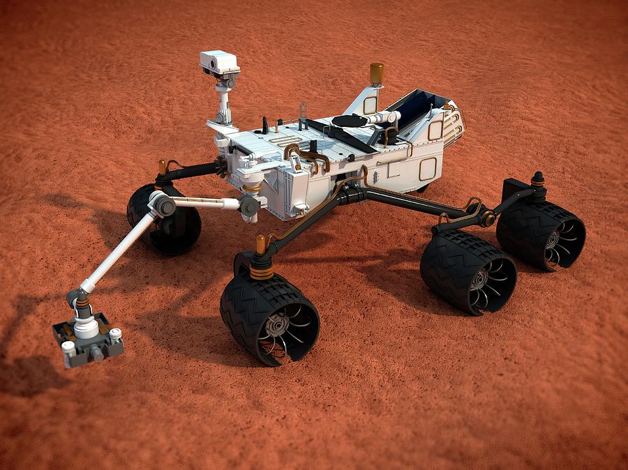 Curiosity Mars Rover Photograph by Sciepro/science Photo Library