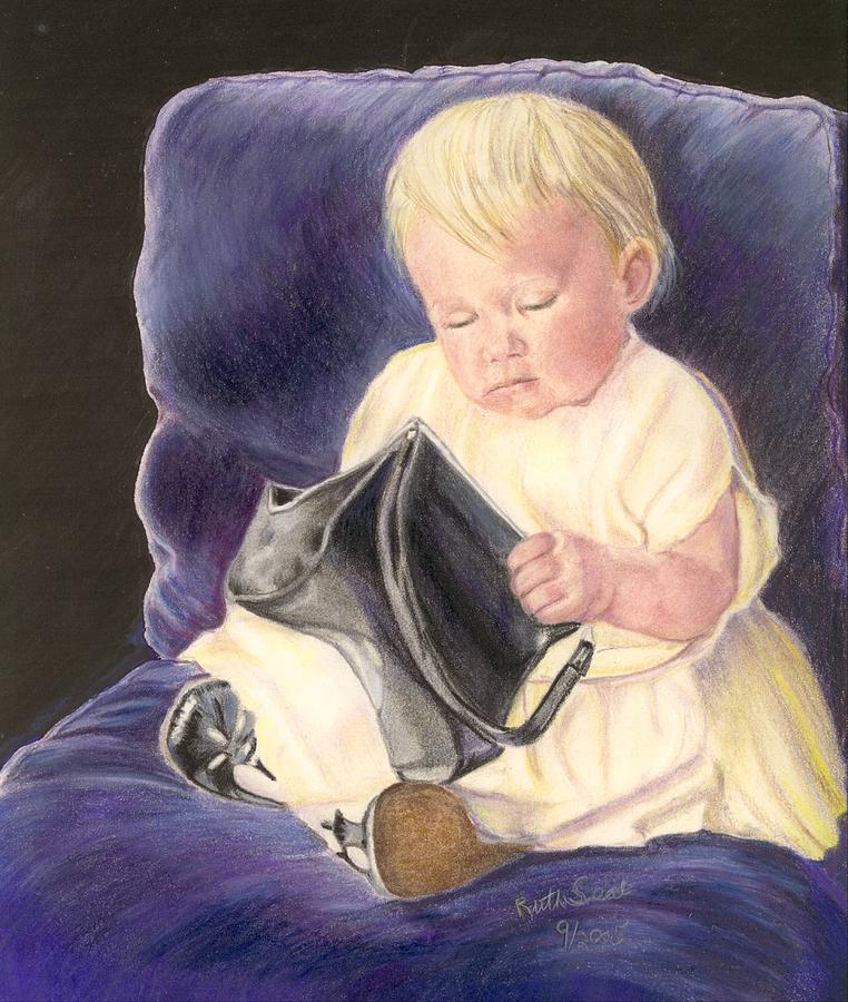 Portrait Painting - Curiosity by Ruth Seal