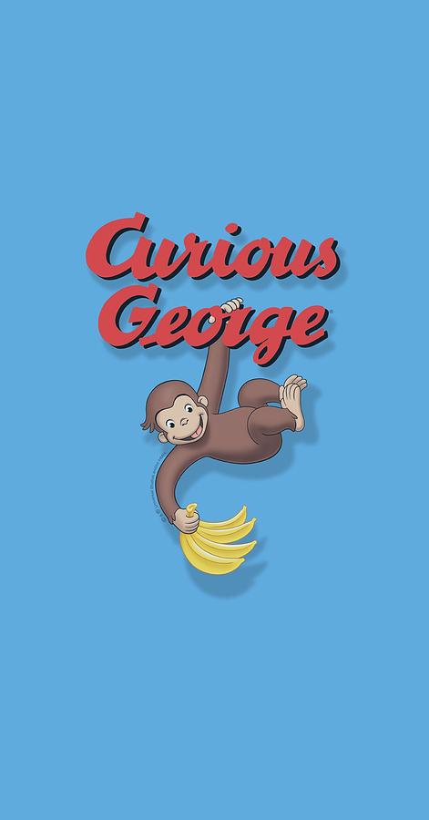 Banana Digital Art - Curious George - Hangin Out by Brand A