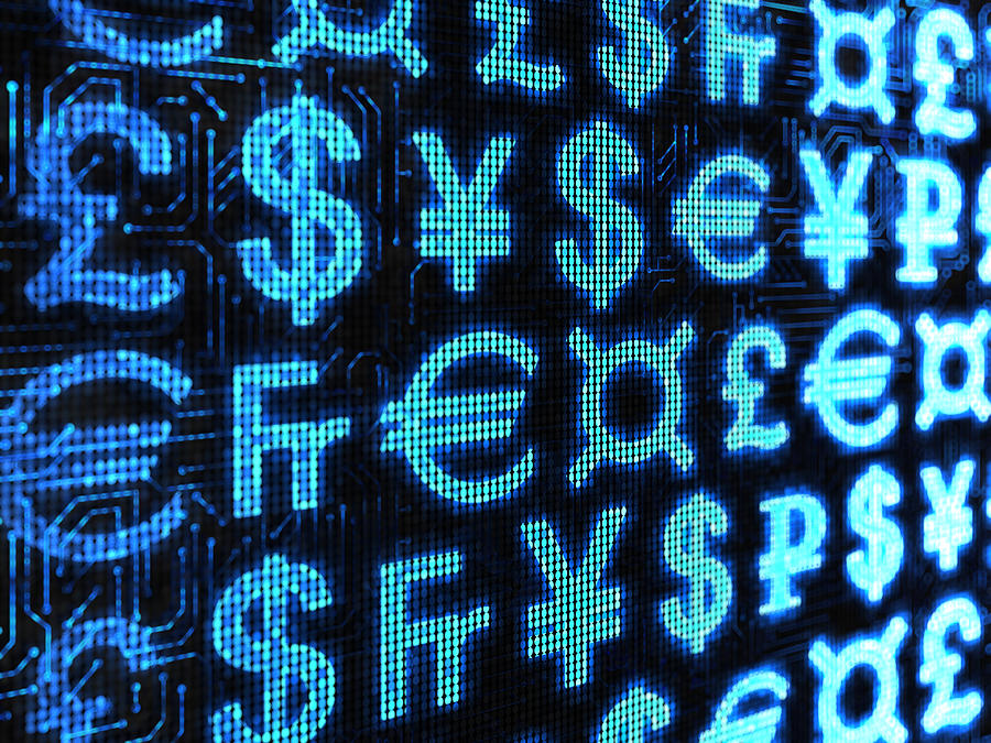 Currency of the world & Generic symbol Photograph by Alengo Currency of the world & Generic symbol Photograph by Alengo