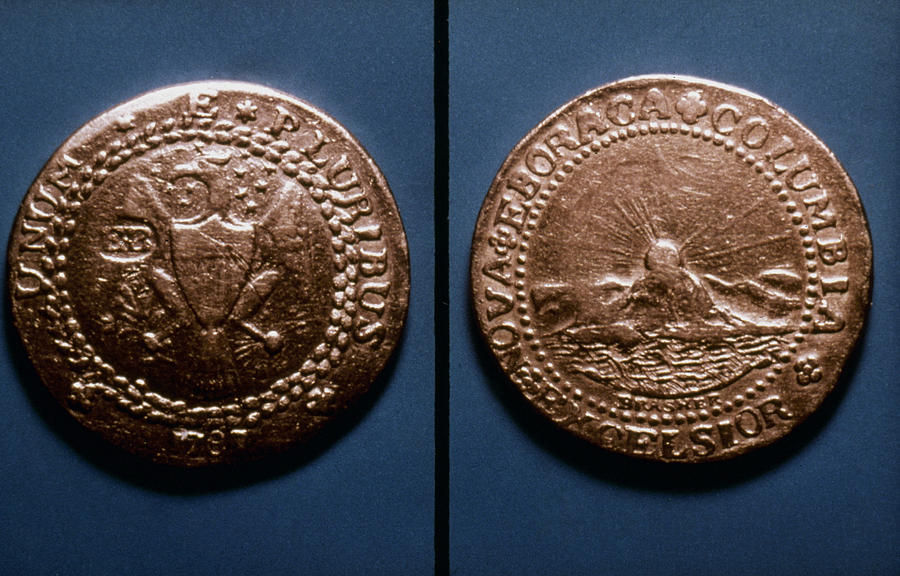 Currency: U.s. Coin, 1787 Photograph by Granger
