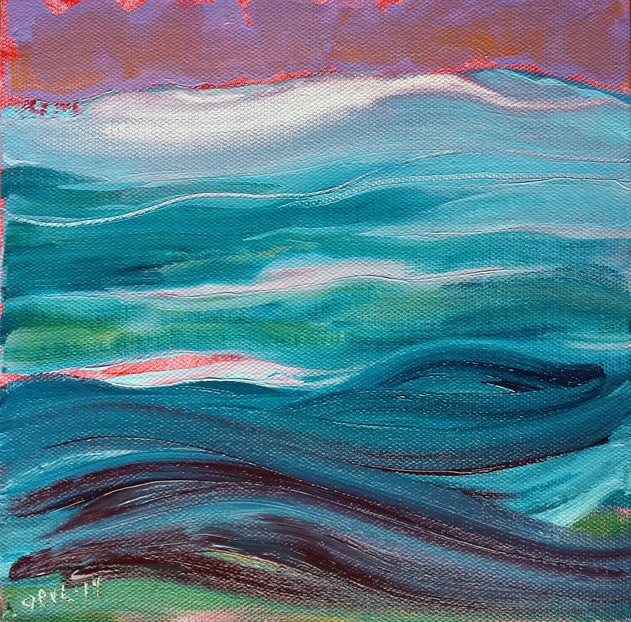 Currents 2 Painting By Pam Van Londen 