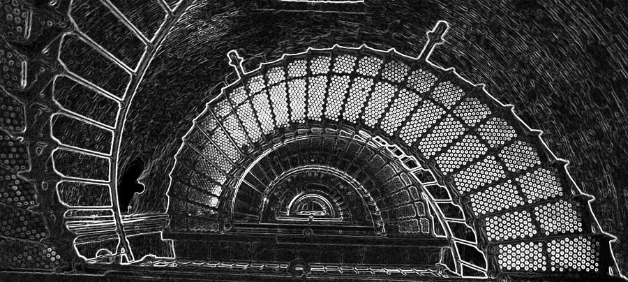 Currituck Lighthouse Stairs Photograph by Greg Reed