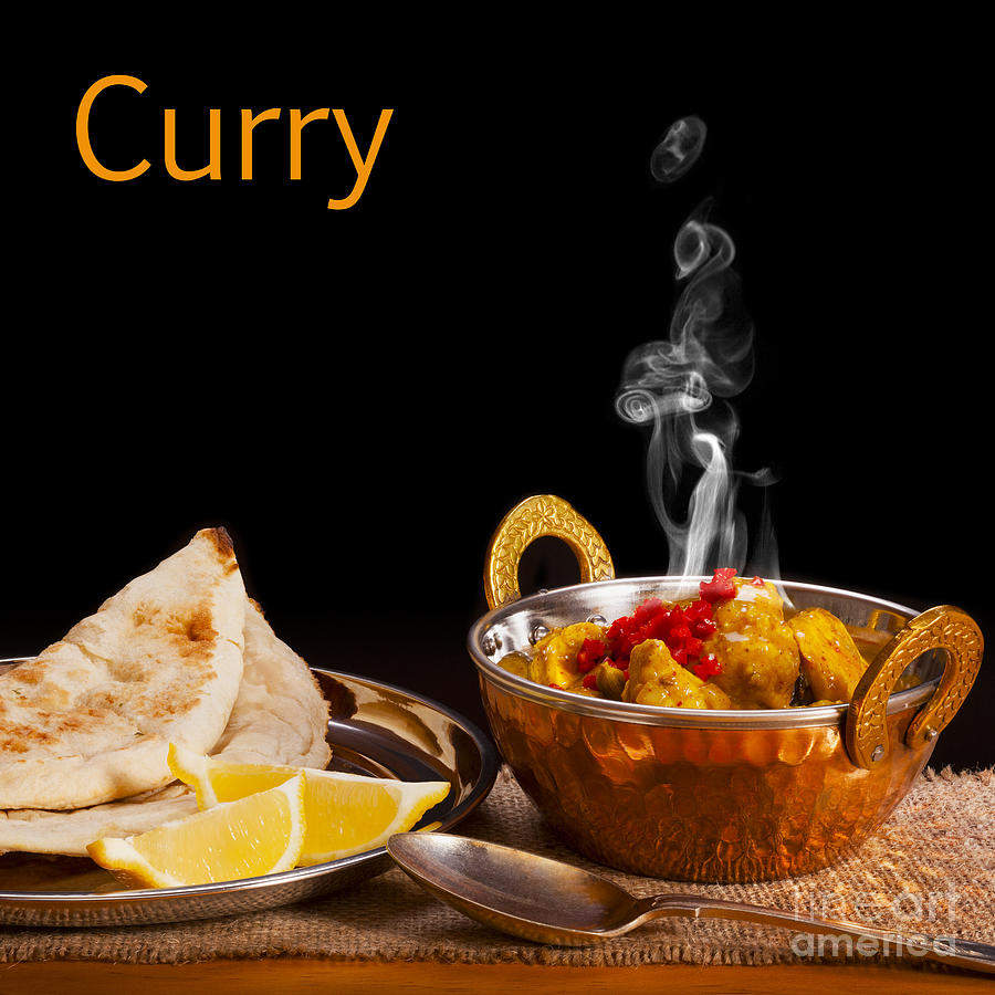 Bread Photograph - Curry Concept by Colin and Linda McKie