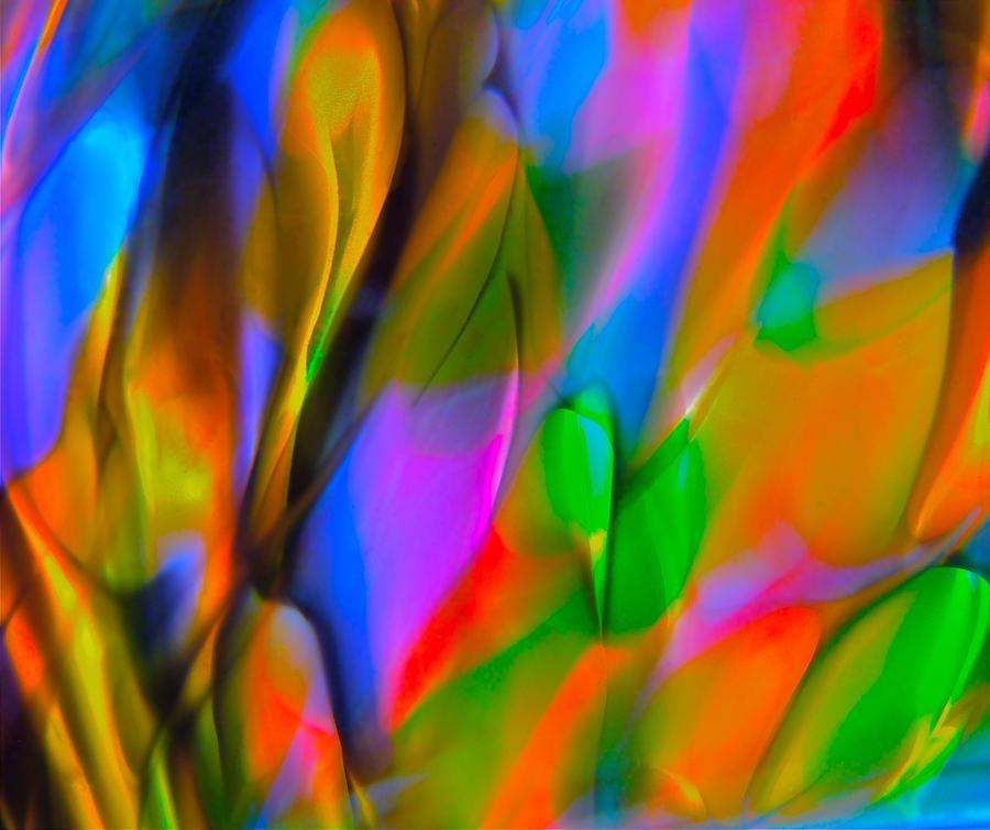 Abstract Photograph - Curtain of Colors by Tim G Ross
