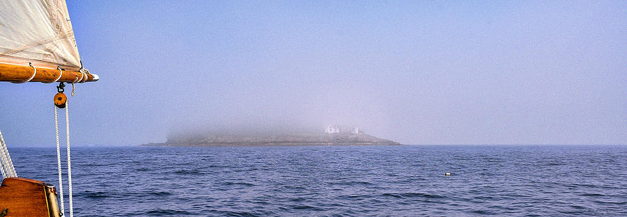 Curtis Island Photograph - Curtis Island Fog Lifting by Marty Saccone