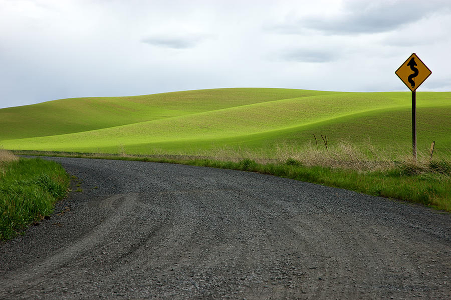 Landscape Photograph - Curves Ahead by Mary Lee Dereske