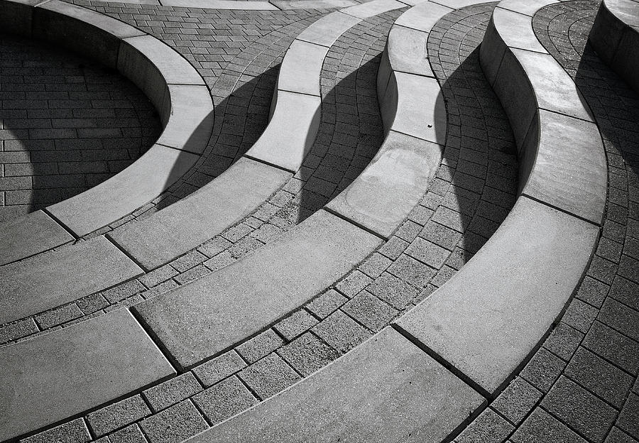 Black And White Photograph - Curves by Henk Van Maastricht