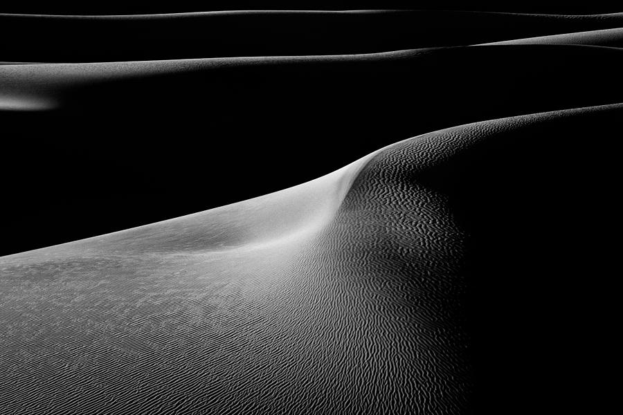 Curvy Dunes Photograph by Brian Bonham