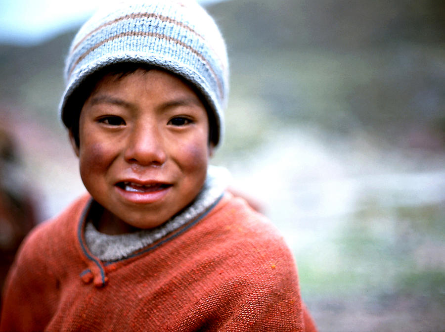 Cusco Mountain Boy Photograph by Robert  Rodvik