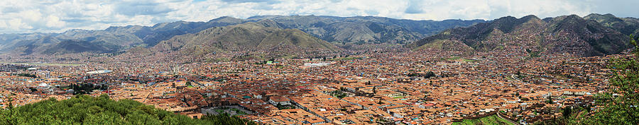 Cusco, Peruvian City Panorama Photograph by Alvis Upitis