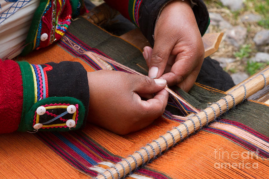 Cusco Weaver Photograph by Dan Hartford