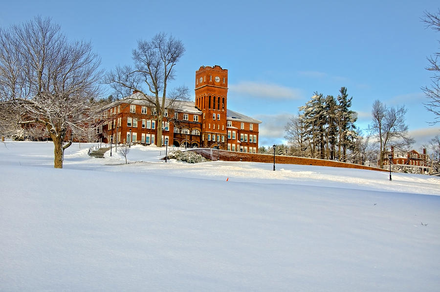 Cushing Academy in Winter Photograph by Donna Doherty