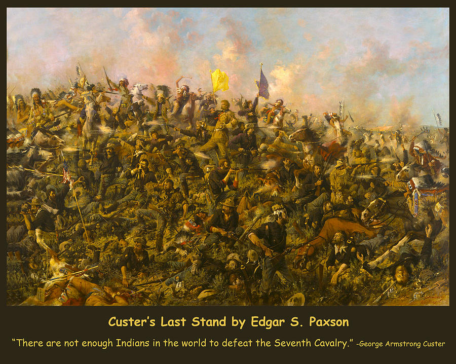 Custers Last Stand Digital Art