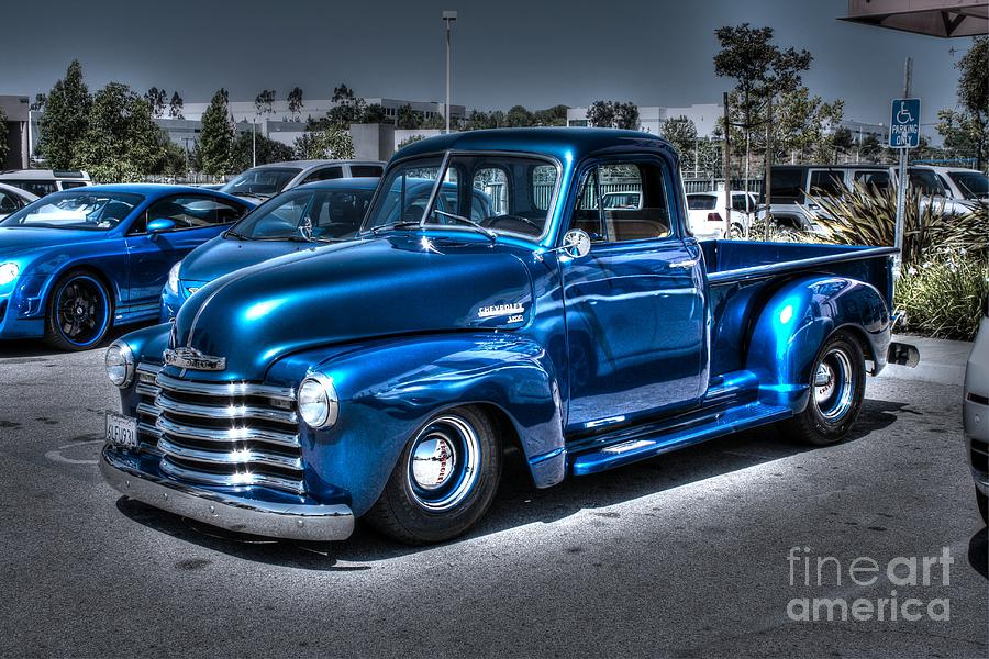 Custom Chevy Pickup Photograph by Tommy Anderson