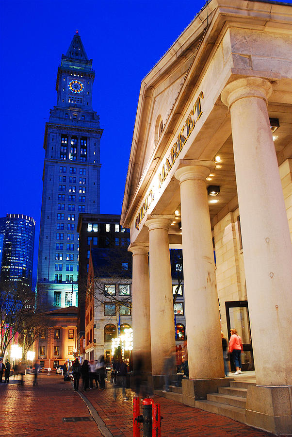 Custom House and Quincy Market Photograph by James Kirkikis