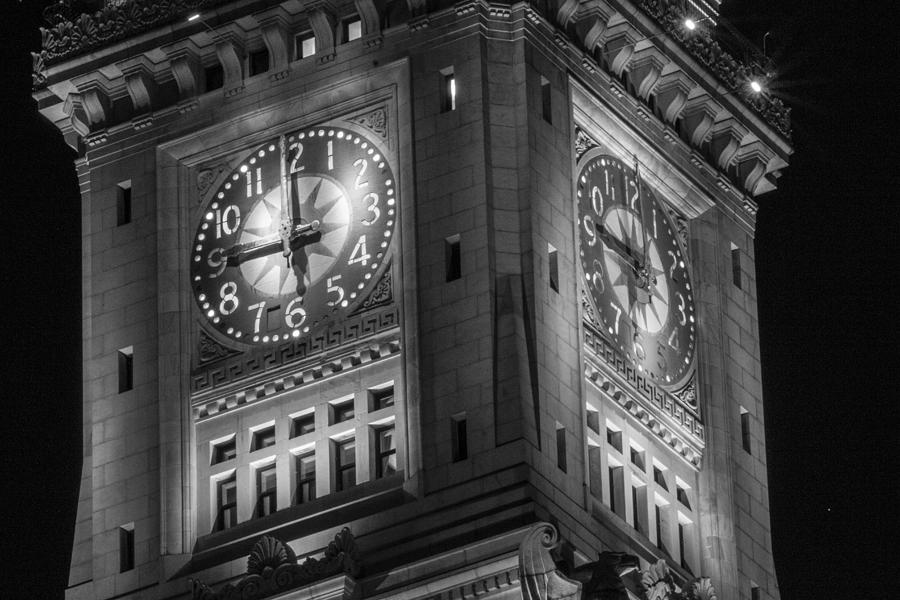 Custom House Tower Close Up Photograph by John McGraw