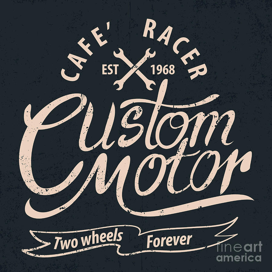 Motor Digital Art - Custom Motor Typographic by Vextor Studio Motor Digital Art - Custom Motor Typographic by Vextor Studio