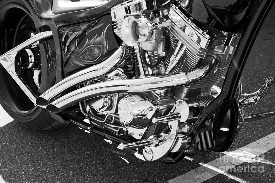 Custom Paint Motorbike Photograph by Chris Dutton