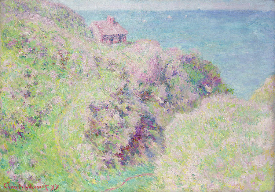 Customs house at Varengeville Painting by Claude Monet