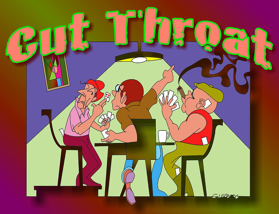 Cut Throat Digital Art by Craig A Christiansen