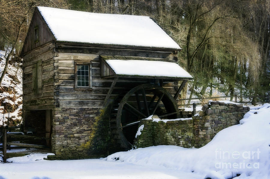 Cuttalossa Farm in Winter Photograph by Debra Fedchin