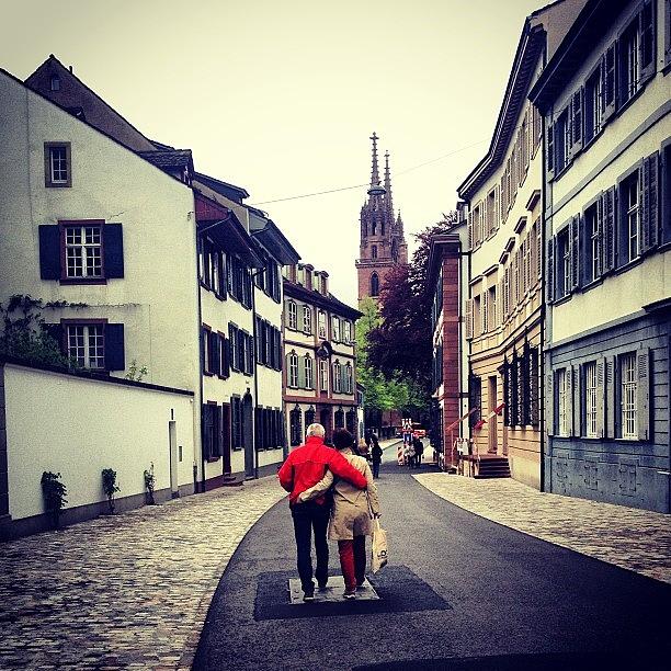 Switzerland Photograph - Cute Couple #switzerland #basel by U p t o w n S u e